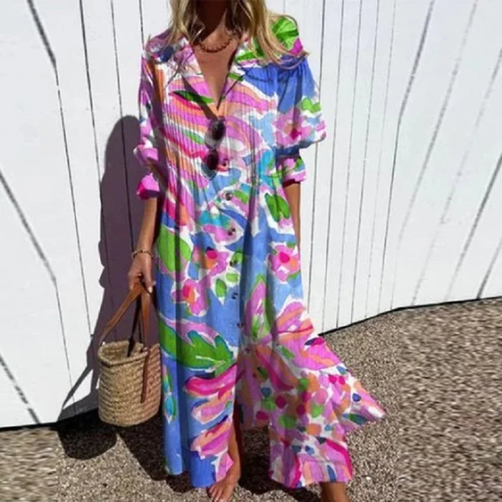 Leila | Bloom Boldly Maxi Dress