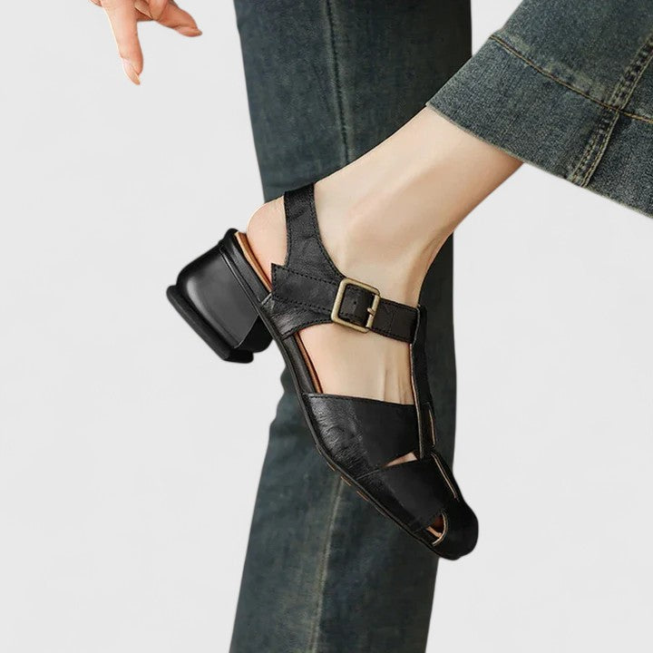 Women's Elegant Leather Sandals