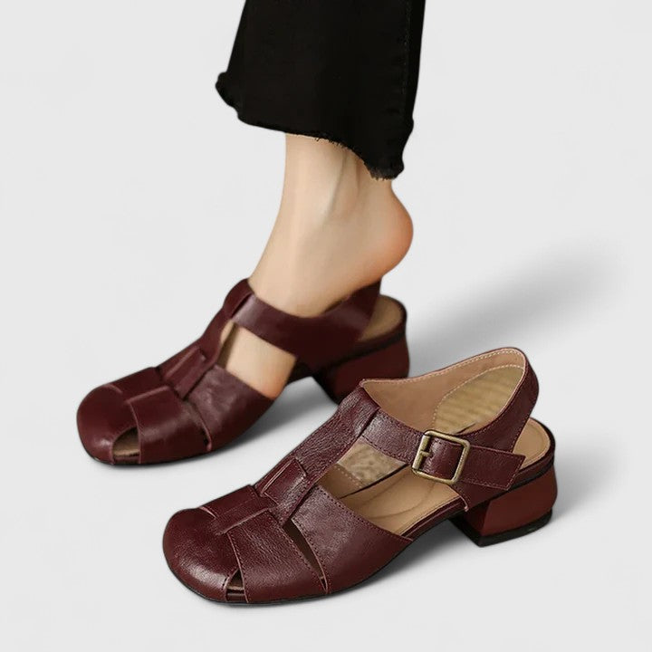 Women's Elegant Leather Sandals