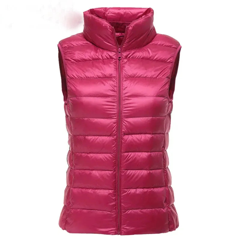 Avery | Padded Zip Up Sleeveless Vest