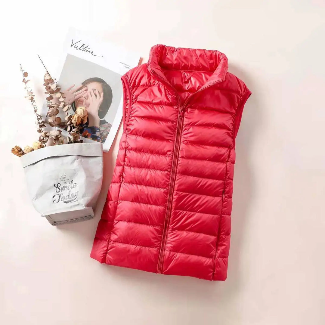 Avery | Padded Zip Up Sleeveless Vest