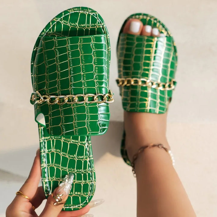 Matilda | Luxe Chain Comfort Slides
