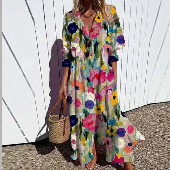 Leila | Bloom Boldly Maxi Dress