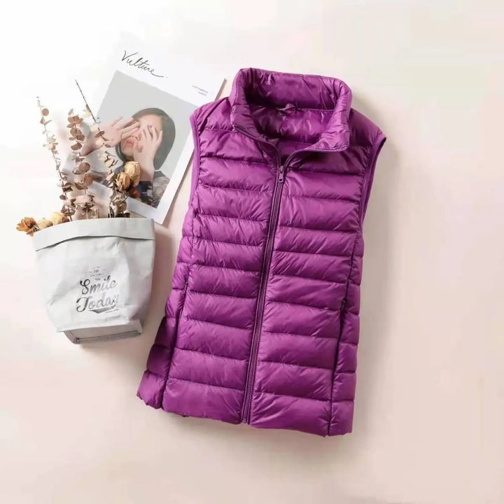 Avery | Padded Zip Up Sleeveless Vest