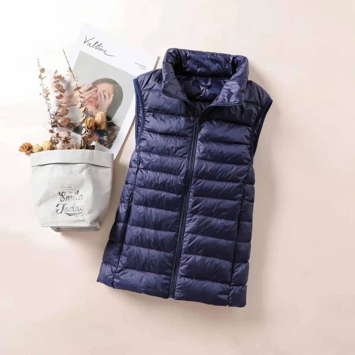 Avery | Padded Zip Up Sleeveless Vest