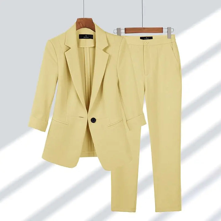 Women's Formal Matching Suit Jacket & Pant
