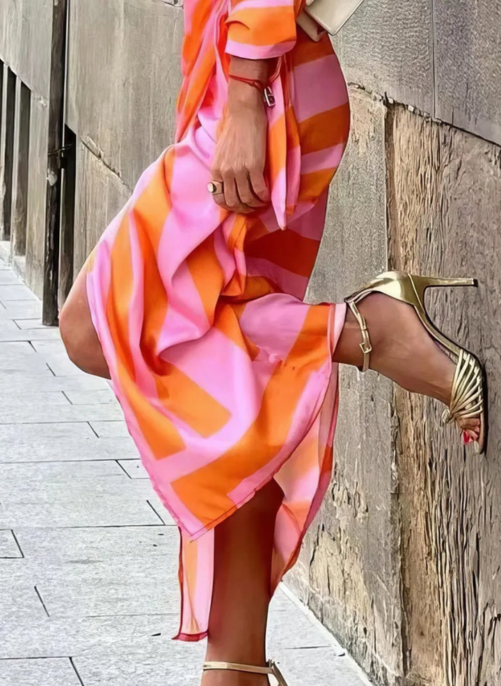 Sage | Printed Wrap Dress