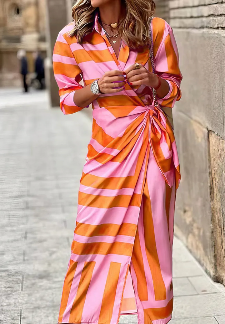 Sage | Printed Wrap Dress