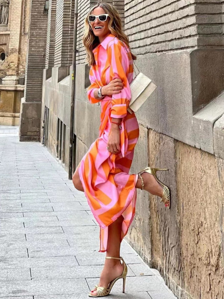 Sage | Printed Wrap Dress