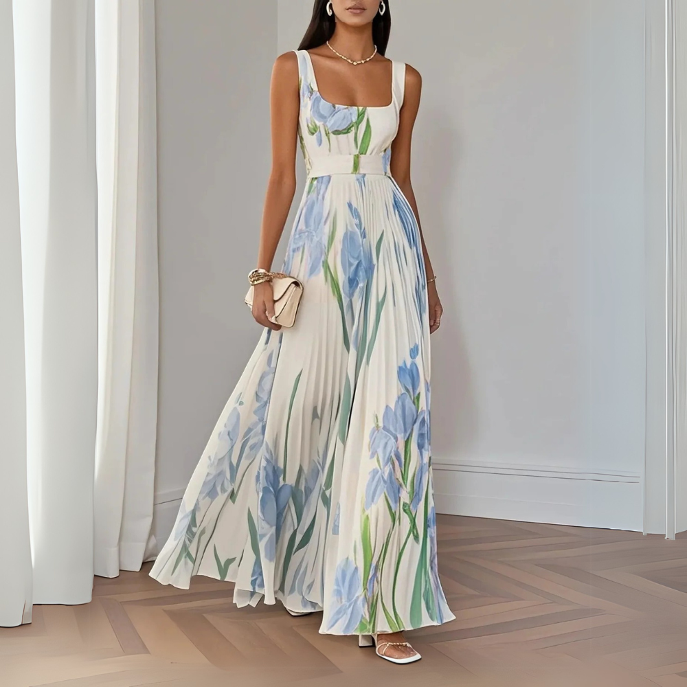 Women's Elegant Floral Maxi Dress