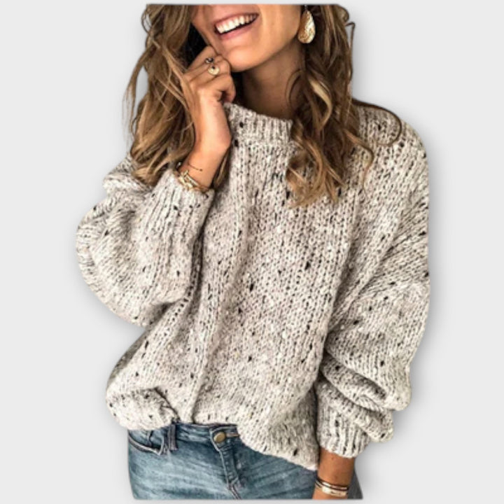 Women's Cozy Retro Knit Sweater