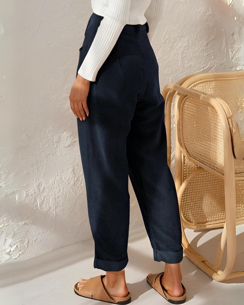 Women's Stylish Corduroy Trousers