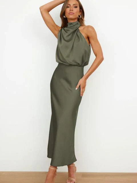 Adhara | Off-Shoulder Midi Dress