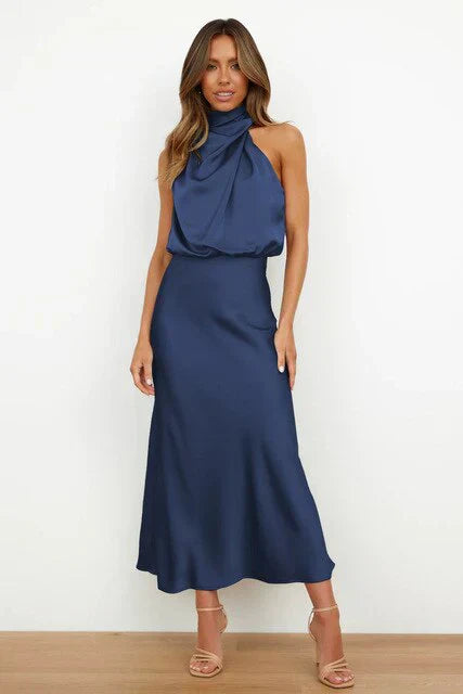 Adhara | Off-Shoulder Midi Dress