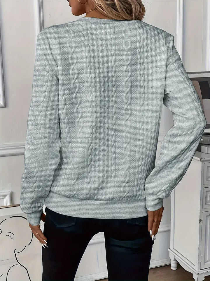 Women's zip-up sweater