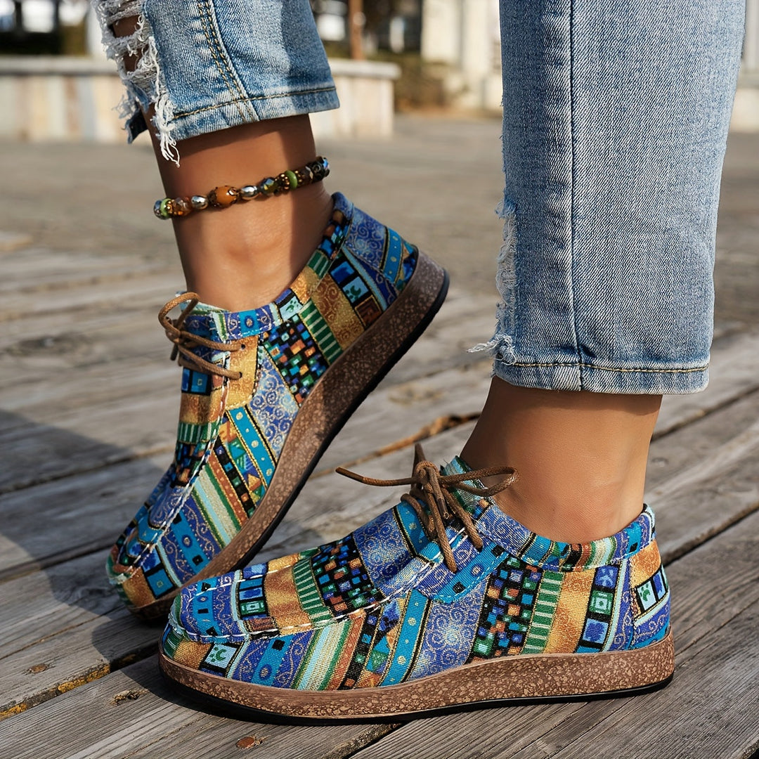Women's Colourful Retro Shoes