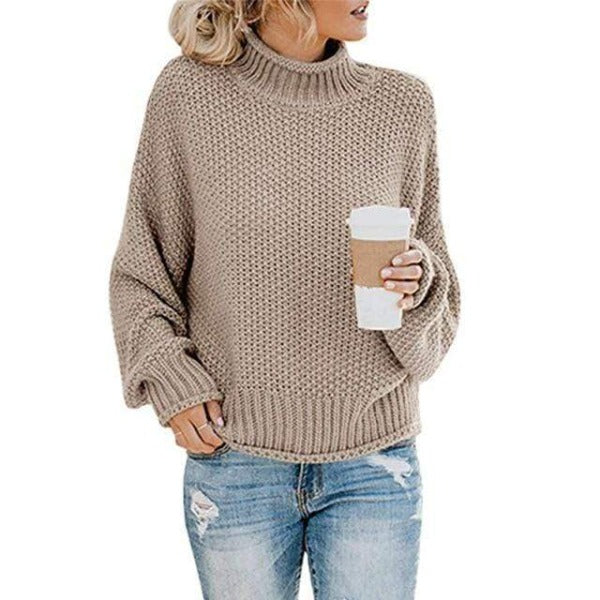 Women's Loose Knit Pullover Sweater