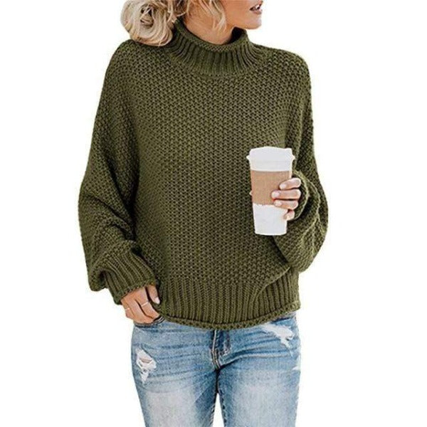 Women's Loose Knit Pullover Sweater