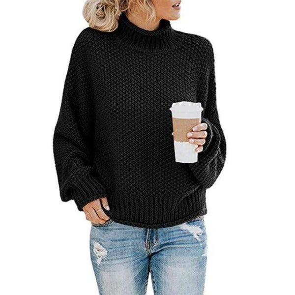 Women's Loose Knit Pullover Sweater