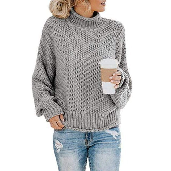 Women's Loose Knit Pullover Sweater