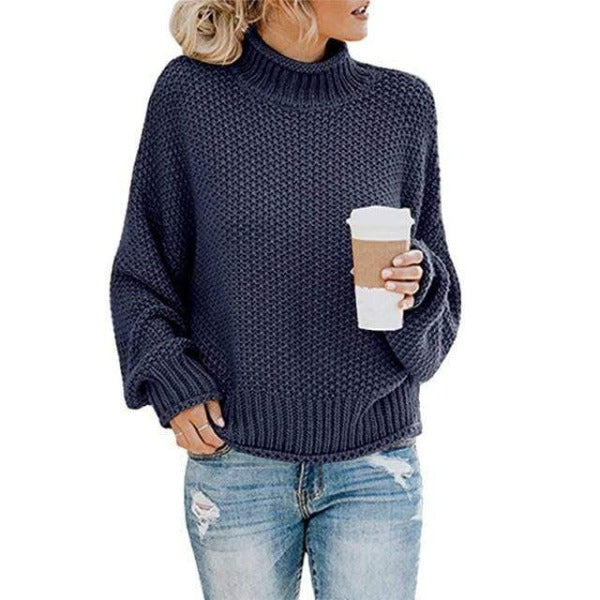 Women's Loose Knit Pullover Sweater