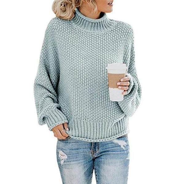 Women's Loose Knit Pullover Sweater