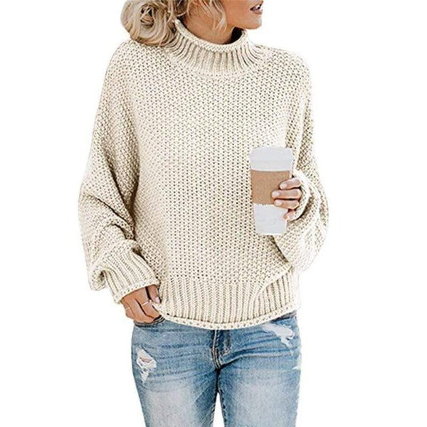 Women's Loose Knit Pullover Sweater