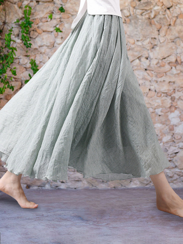 Women's Pearl Shiny Skirt - Effortless Movement