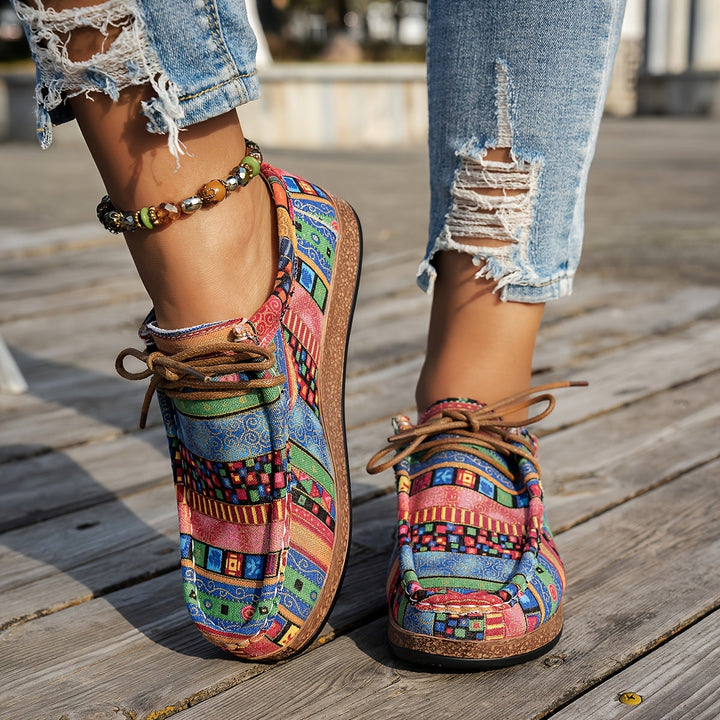 Women's Colourful Retro Shoes