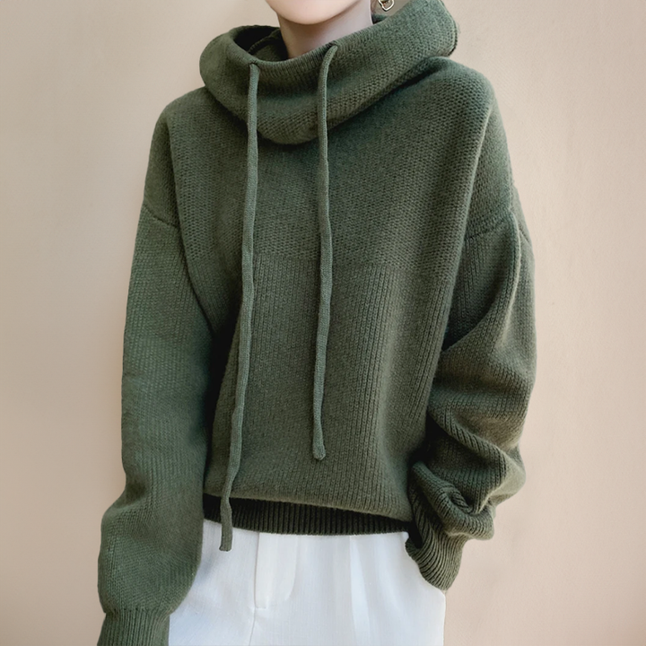 Women's jumper with hood