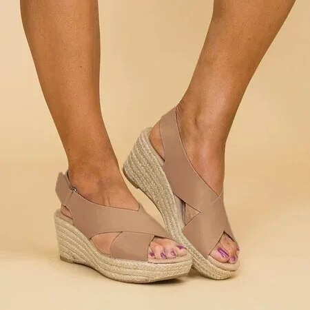Ophelia - Elegant Cross-Strap Sandals