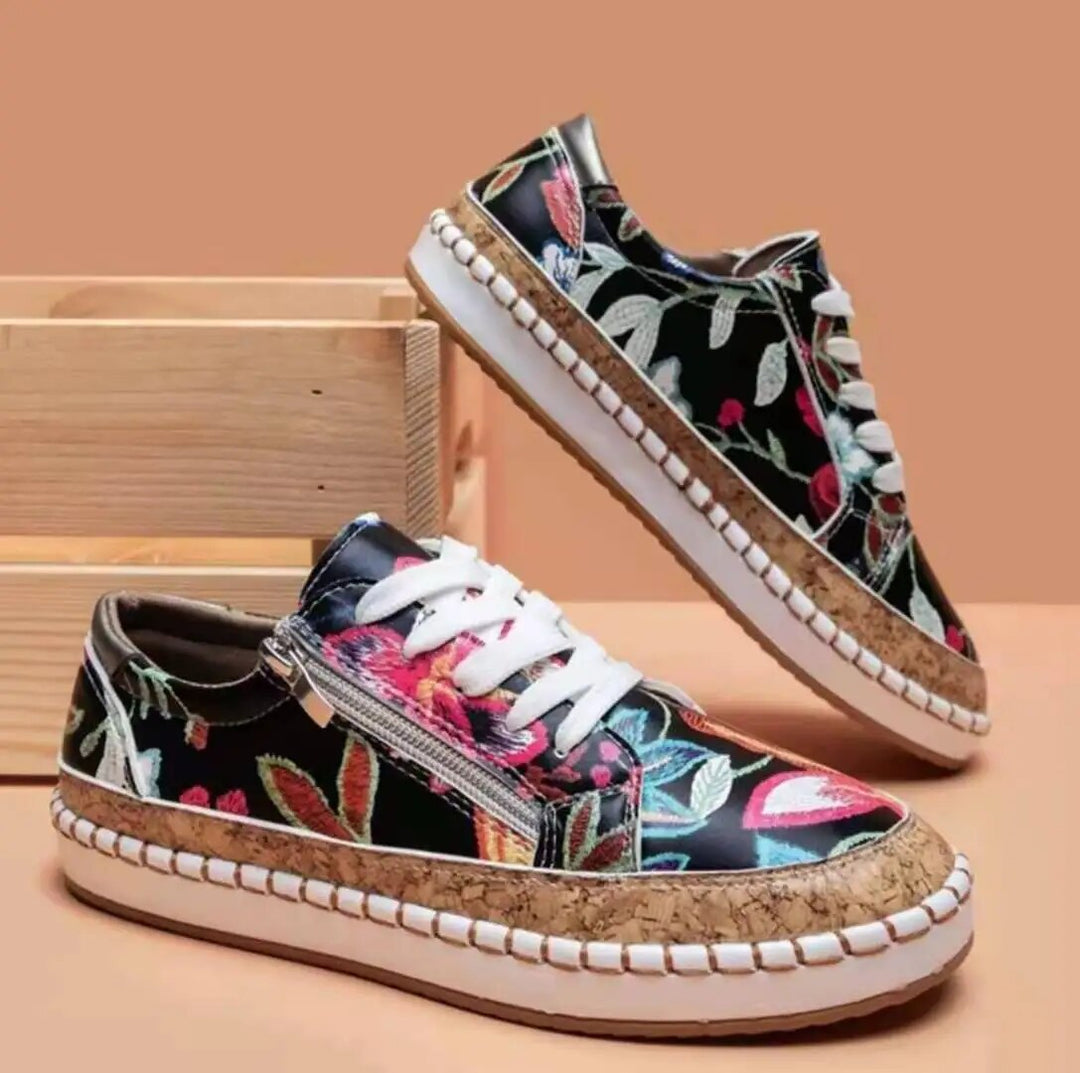 Pamela | Stylish Botanical Shoes