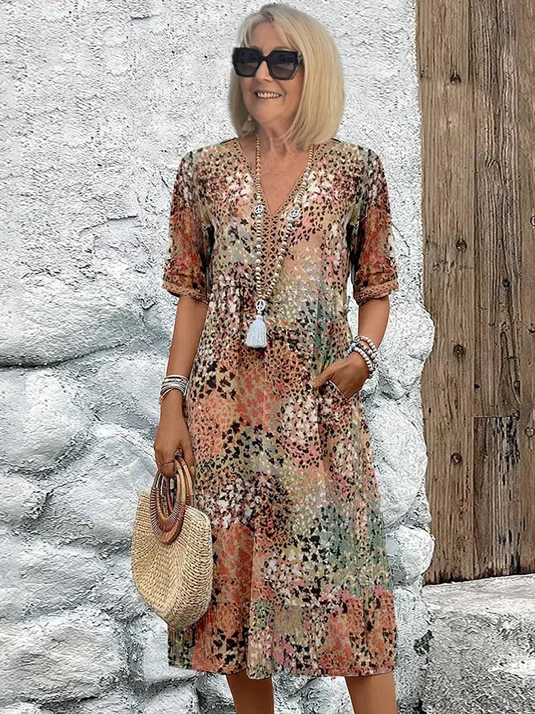 Cora | Vibrant Midi Dress