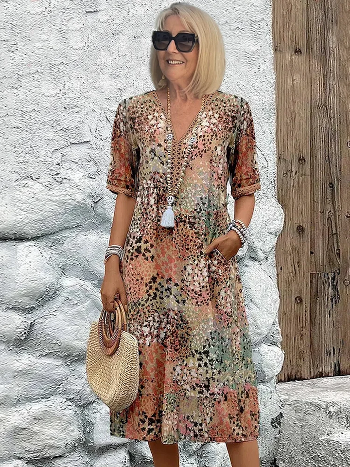 Cora | Vibrant Midi Dress