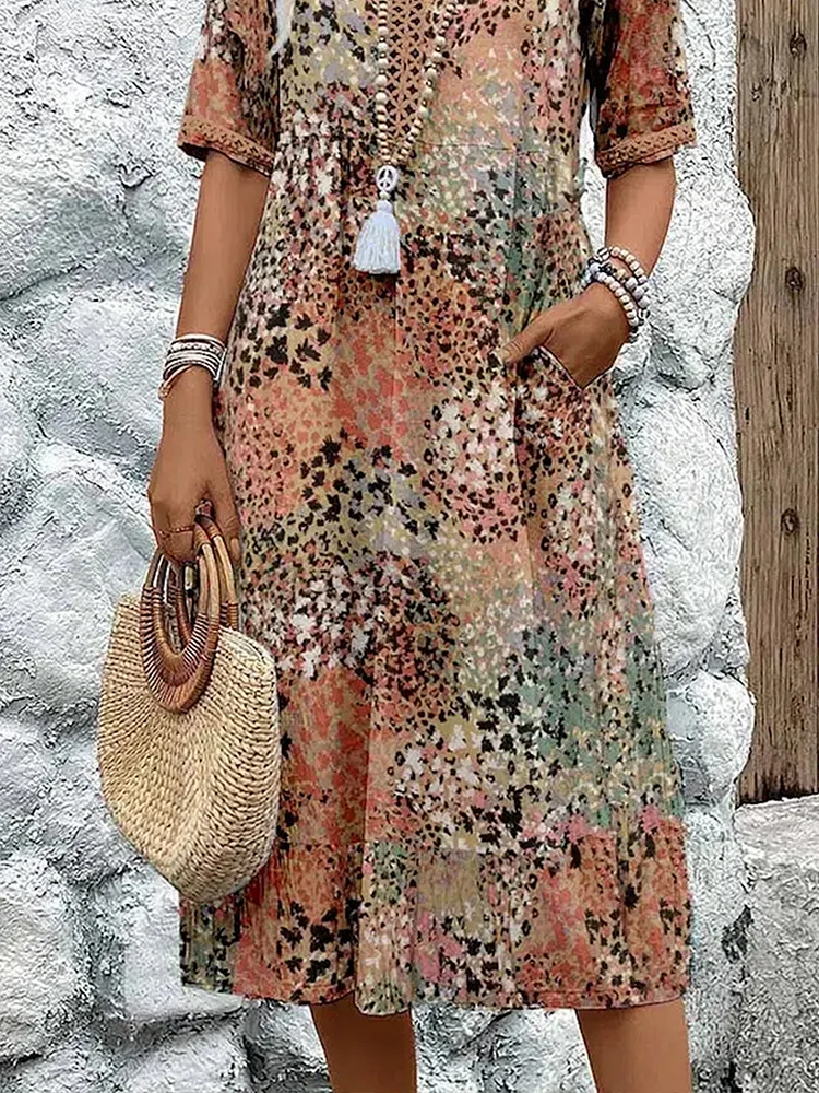 Cora | Vibrant Midi Dress