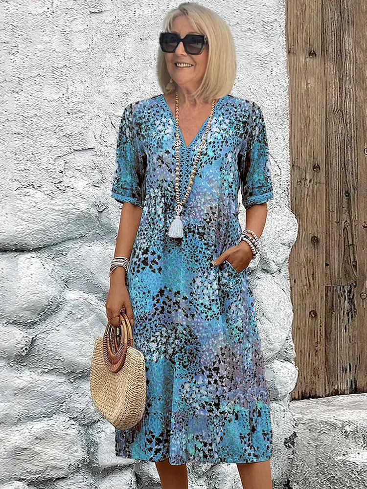 Cora | Vibrant Midi Dress
