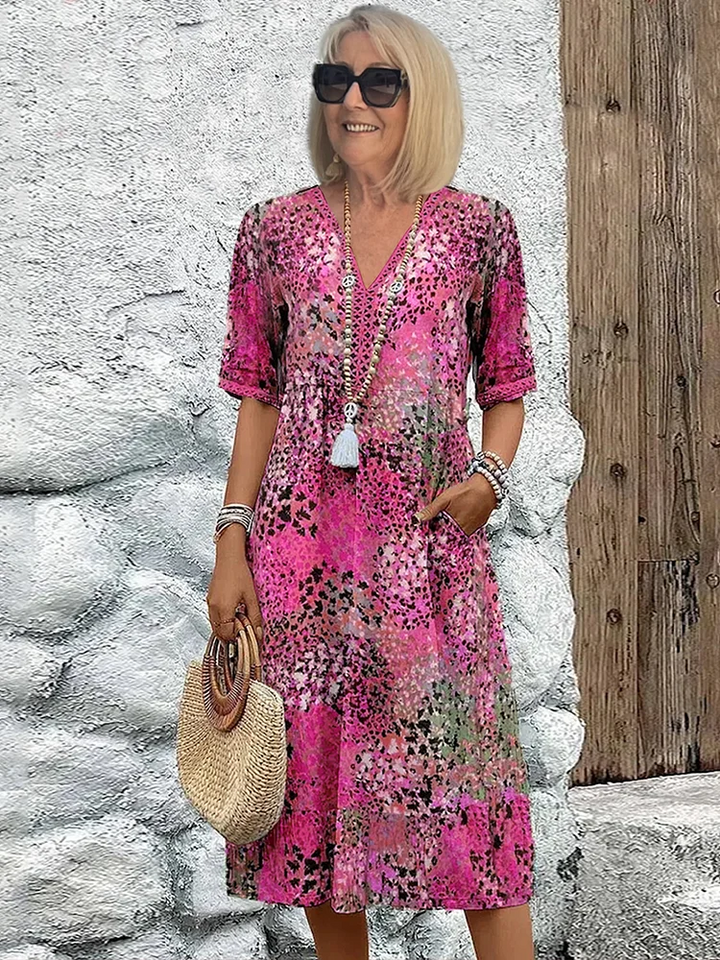 Cora | Vibrant Midi Dress