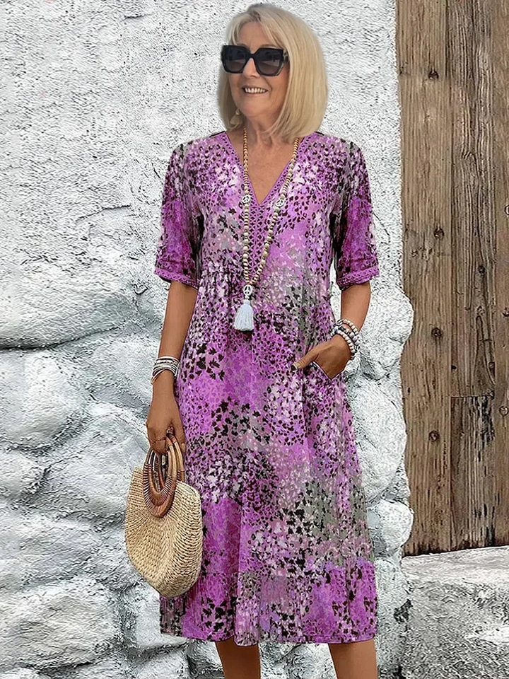 Cora | Vibrant Midi Dress