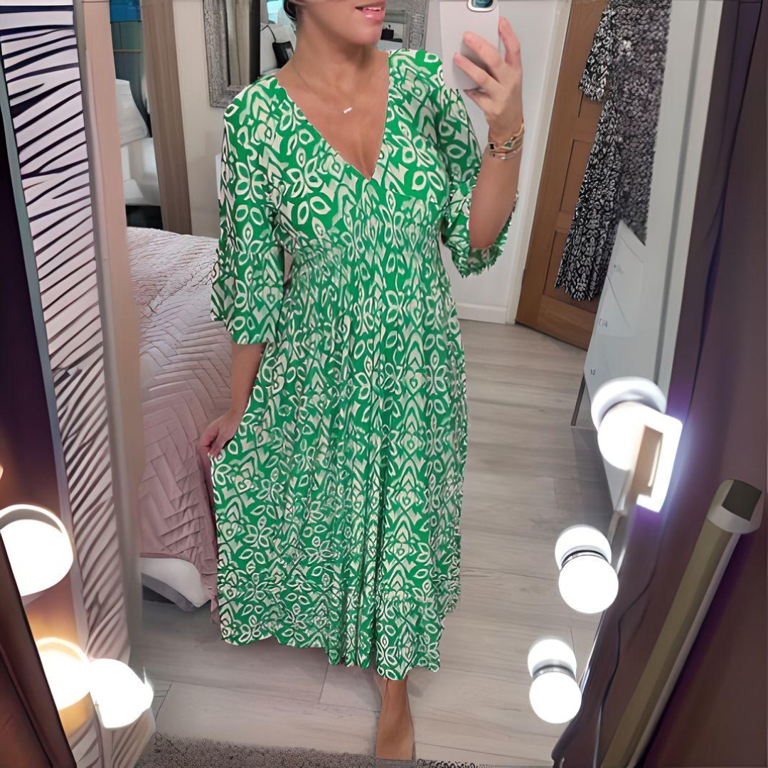 Serenity | Boho Printed Dress