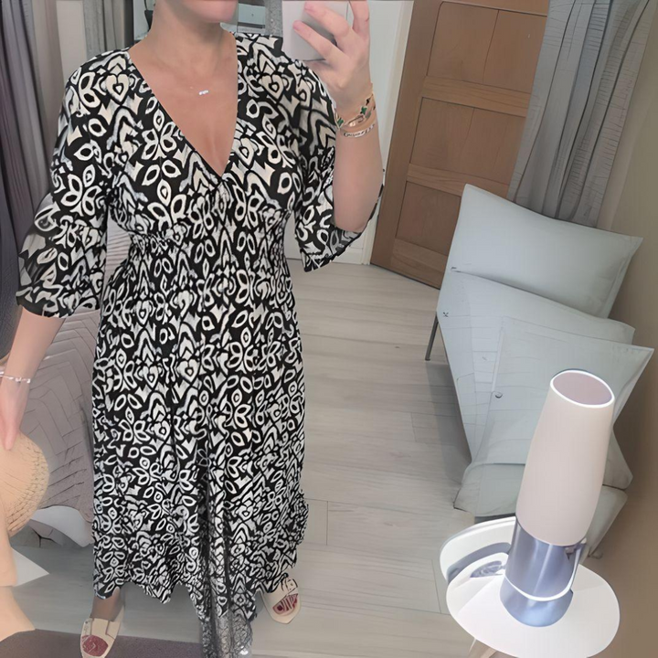 Serenity | Boho Printed Dress