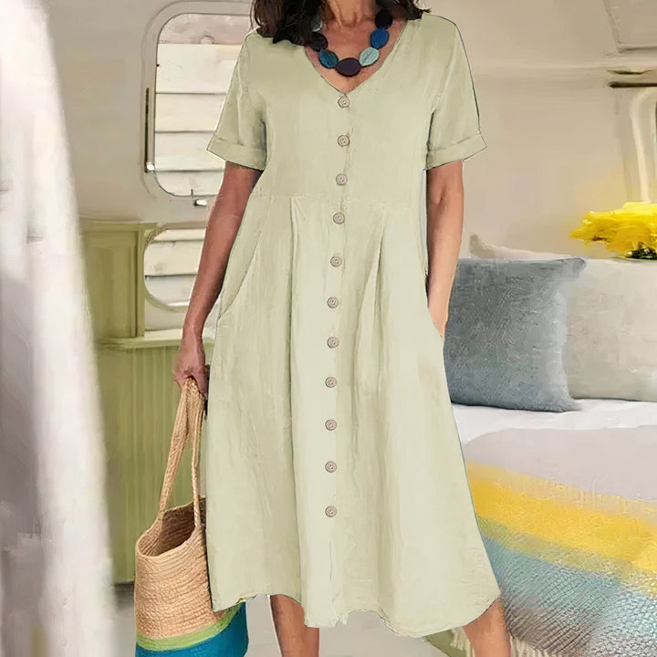 Amira | Effortless Buttoned Dress
