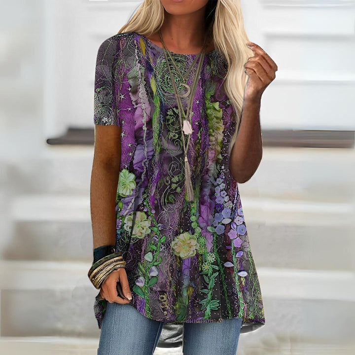 Audrey | Dreamscape Print Top