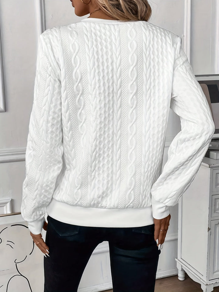 Women's zip-up sweater