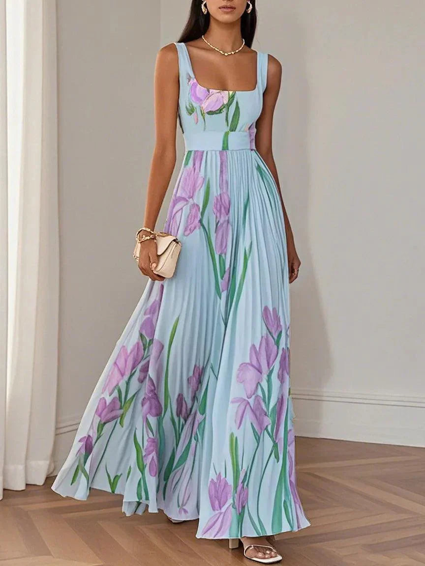 Women's Elegant Floral Maxi Dress