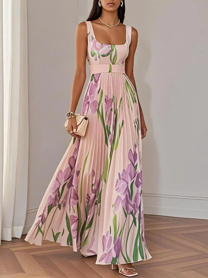 Women's Elegant Floral Maxi Dress