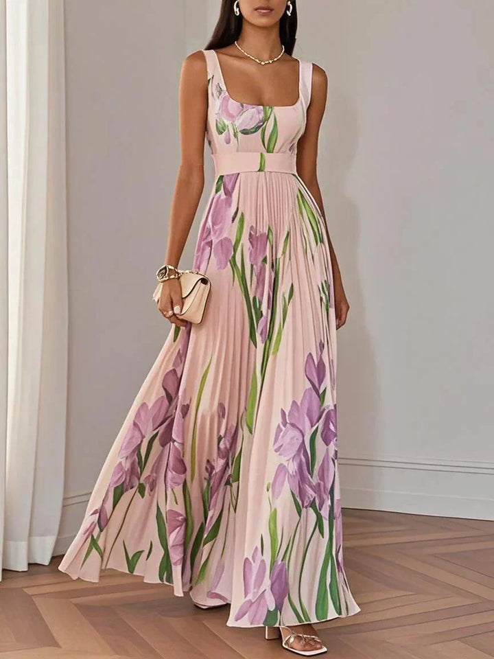 Women's Elegant Floral Maxi Dress
