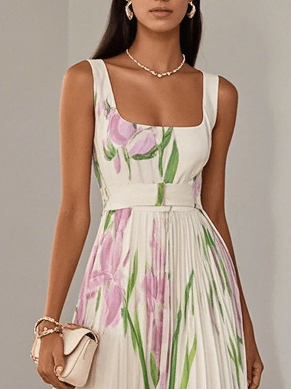 Women's Elegant Floral Maxi Dress