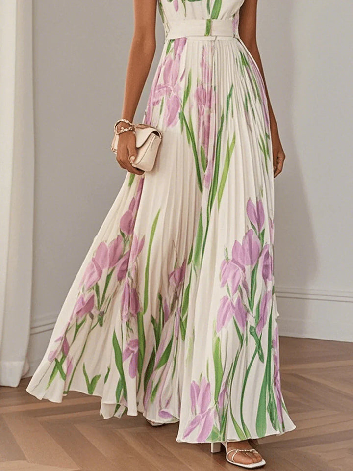 Women's Elegant Floral Maxi Dress