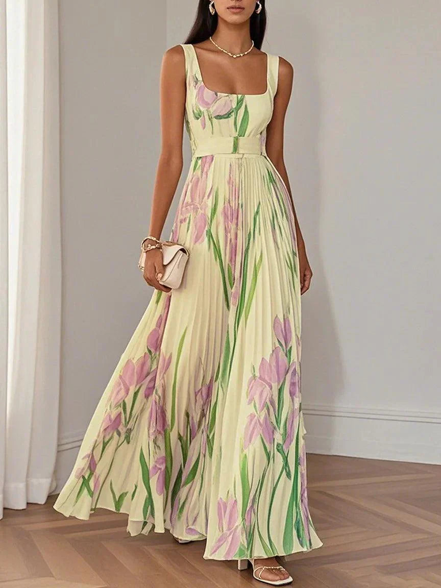Women's Elegant Floral Maxi Dress