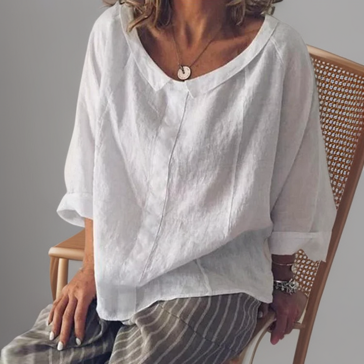 Women's Loose long-sleeved blouse